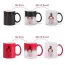 Axyaa Personalized Colour-Changing Magic Mug with Custom Photo