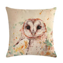 Animal Print Linen Pillowcase by Axyaa - Home Decor Cushion Cover