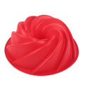 Silicone Spiral Cake Mold by Axyaa: Non-Stick Pan for Sweeties, Jelly, Bread