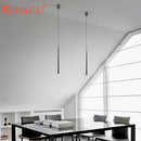 Axyaa LED Minimalist Pendant Lamp Black/White for Bedroom Living Room Coffee Shop