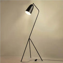 Axyaa LED Floor Lamp White Tripod Base Minimalist Design