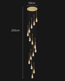 Axyaa Modern LED Pendant Light Chandeliers for Living and Dining Room