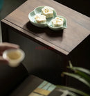 Axyaa Ceramic Tea and Pastry Plates Set - Chinese Style Home Fruit Plate