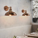 Axyaa Industrial Iron Wall Lamp for Home Decor, Restaurant, Cafe - Retro Loft Style
