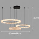 Axyaa Modern LED Pendant Light Chandeliers for Living and Dining Room
