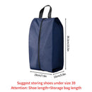 Axyaa Oxford Shoe Storage Bag Waterproof Nylon Zipper Organizer for Men and Women