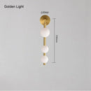 Axyaa Golden Black Metal Wall Sconces for Corridor Bathroom TV Background Mirror