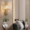 Axyaa Crystal Wall Sconce Light for Living Room & Hallway