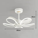 Ceiling Fan with LED Light & Remote Control - Axyaa Bedroom Foldable Ceiling Lamp