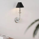Axyaa Black Cloth Wall Lamp for Living Room Bedroom Study Staircase
