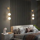 Axyaa White Acrylic Ball LED Wall Lamp for Modern Home Decoration