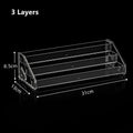 Axyaa Acrylic Desktop Perfume Shelf & Cosmetic Organizer Rack