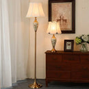 Axyaa Modern Chinese Ceramics LED Floor Lamp for Home Living Room & Bedroom