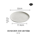 Axyaa Black & White Ceramic Tableware Set - Plates, Bowls, Japanese Luxury Dining Collection