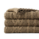 Axyaa Soft Chenille Plaid Throw Blanket for Sofa and Bedspread