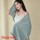 Axyaa Coral Fleece Bath Towel - Large Size, Unisex, Korean Style