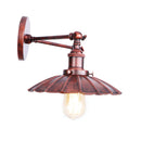 Axyaa Rustic LED Wall Lamp, Vintage Industrial Style, Adjustable 2 Heads Light Fixture