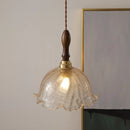 Axyaa Modern LED Copper Glass Pendant Light Chandelier for Living Dining Bar décor