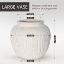 Axyaa Rustic Minimalist Floor Vase, Farmhouse Decor Centerpiece