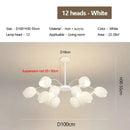 Axyaa Modern Orchid Chandeliers: Luxury LED Lighting Fixtures for Home Decor.