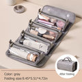 Axyaa 4-in-1 Makeup Bag: Detachable, Foldable, Waterproof Cosmetic Organizer