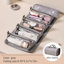 Axyaa 4-in-1 Makeup Bag: Detachable, Foldable, Waterproof Cosmetic Organizer