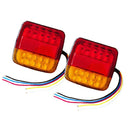 Axyaa LED Tail Lights: Waterproof, High Brightness, Durable Rear Lamps for Trucks, Trailers & Caravans - 2PCS