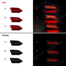 Axyaa LED Rear Bumper Reflector Lights for Toyota RAV4 2013-2015 Dynamic Flow Signal