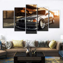 Axyaa E36 Car Poster 5-Piece Canvas Art Sports Car Wall Picture Set