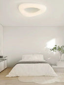 Axyaa Cream Circular Ceiling Lamp for Modern Nordic Style Living Room