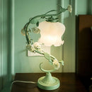 Axyaa Rose Flowers Table Lamp Modern Standing Desk Light for Home Decor