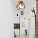 Axyaa Rose Gold Iron Ceiling Light Fixture - Modern Hallway Lighting