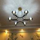 Axyaa European Retro Copper Pendant Light for Modern Dine & Living Room Decor