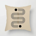 Axyaa Abstract Pattern Cushion Cover - 45*45cm Polyester Pillowcase