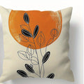 Axyaa Minimalist Geometric Round Printed Pillowcase - Bohemian Home Decor