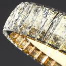 Axyaa Crystal Ceiling Light | Dimmable LED Fixture for Bedroom & Living Room