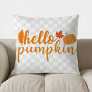 Axyaa Fall Pumpkin Flower Happy Fall Pillow Cover for Sofa Bedroom Car