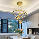 Luxury Crystal Chandelier Pendant Light - Axyaa Led Ceiling Lighting