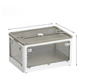 Xl Clothes Storage Box Organizer with Lid, Wheels & Stackable Design by Axyaa