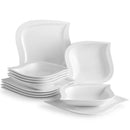 Axya Elvira Porcelain Plates Sets for 6 Person
