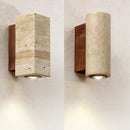 Axyaa Yellow Marble LED Wall Lamp for Bedroom and Living Room