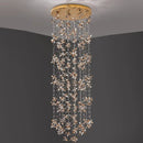 Axyaa Crystal Chandelier: Modern Luxury Stair & Living Room Lighting