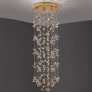 Axyaa Luxury Crystal Chandelier for Modern Home, Stair & Living Room Lighting