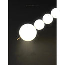 Axyaa LED Magic Bean Brass Ball Chandelier for Modern Living Room & Bar Counter