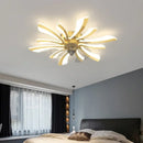 Axyaa Swivel Ceiling Fan Light: Creative Ultra-Thin Home Lighting