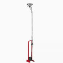 Axyaa Toio Floor Lamp: Black White Red Iron Chrome Design for Bedroom Office Decoration