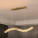 Axyaa Crystal Chandelier, Dining Room Pendant Light, Luxury Living Room Ceiling Lamp