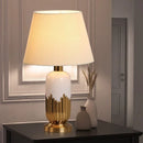 Axyaa Modern Ceramic LED Table Lamp - Green Nordic Design for Home Decor