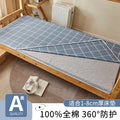 Axyaa Cotton Student Mattress Cover, All-Inclusive Zipper, Single Piece