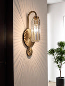 Axyaa Crystal Wall Lamp for Living Room and Hotel Bedroom